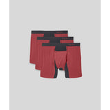 man wearing mens boxer brief with horizontal fly during workout