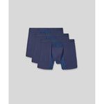premium fabric of mens boxer brief with horizontal fly 3 pack