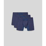 premium fabric of mens boxer brief with horizontal fly 3 pack