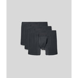 breathable modal fabric of mens boxer brief with horizontal fly
