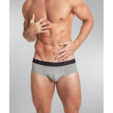 SilkCut hip brief folded to show ergonomic pouch seam