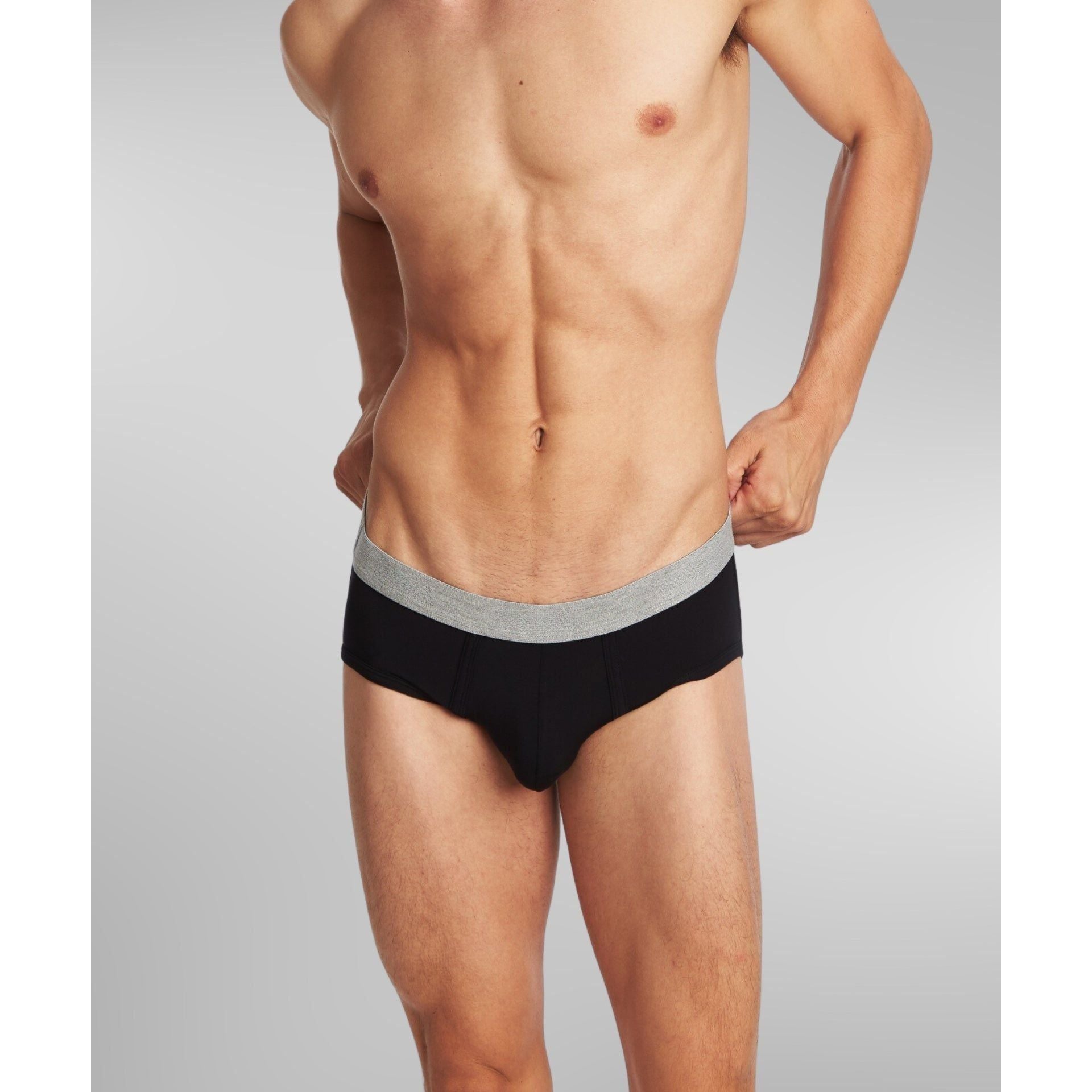 Lifestyle image of SilkCut men’s hip brief for everyday comfort