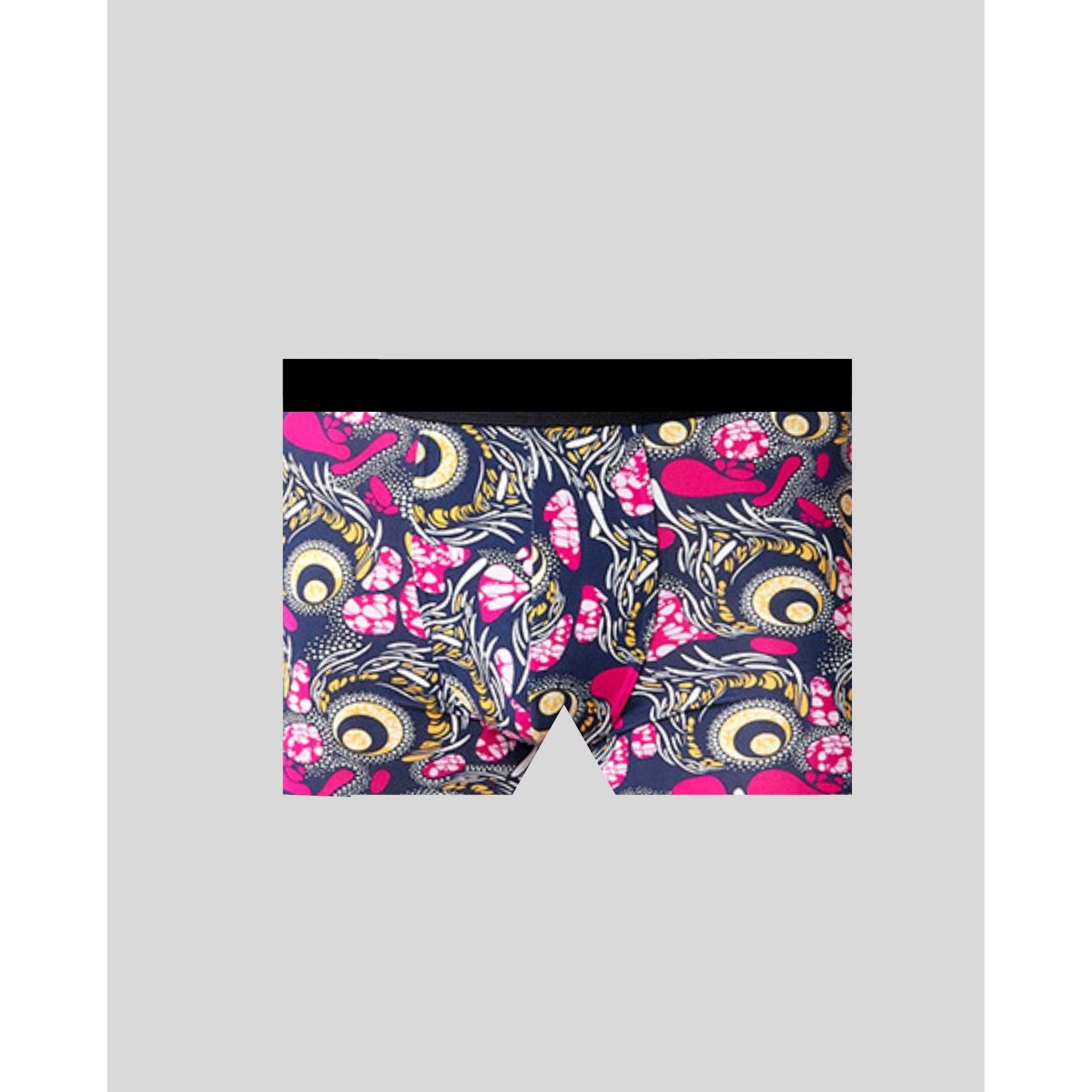 SilkCut printed Micro Modal Air boxer briefs showing patterned design