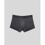 Men’s seamless trunks Grey ergonomic pouch flat lay