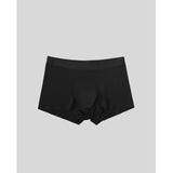 Men’s breathable moisture wicking trunks Black flat lay