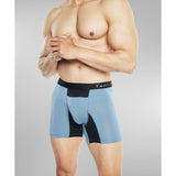 moisture-wicking mens boxer brief with horizontal fly bundle
