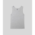 Model wearing SilkCut Micro Modal Air men’s tank showing smooth stretch fit
