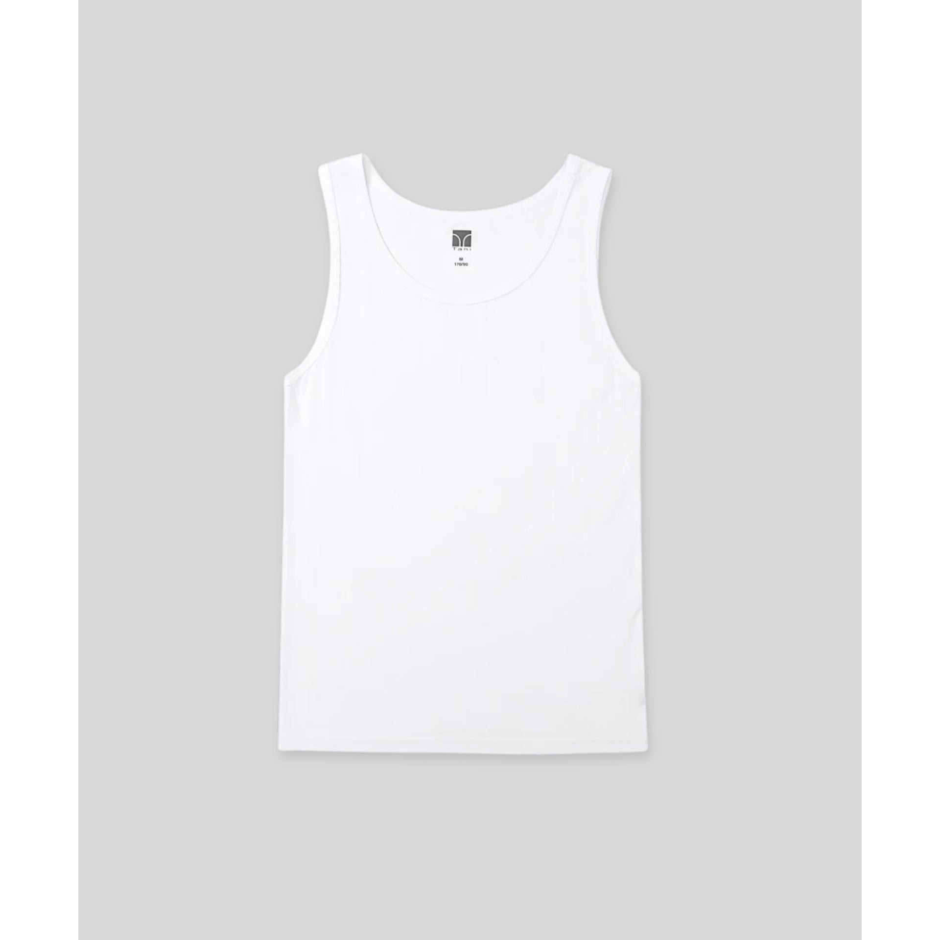 SilkCut men’s tank top in black made from breathable Micro Modal Air fabric
