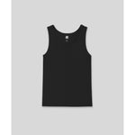 SilkCut tank top for men flat lay in white with soft, weightless texture