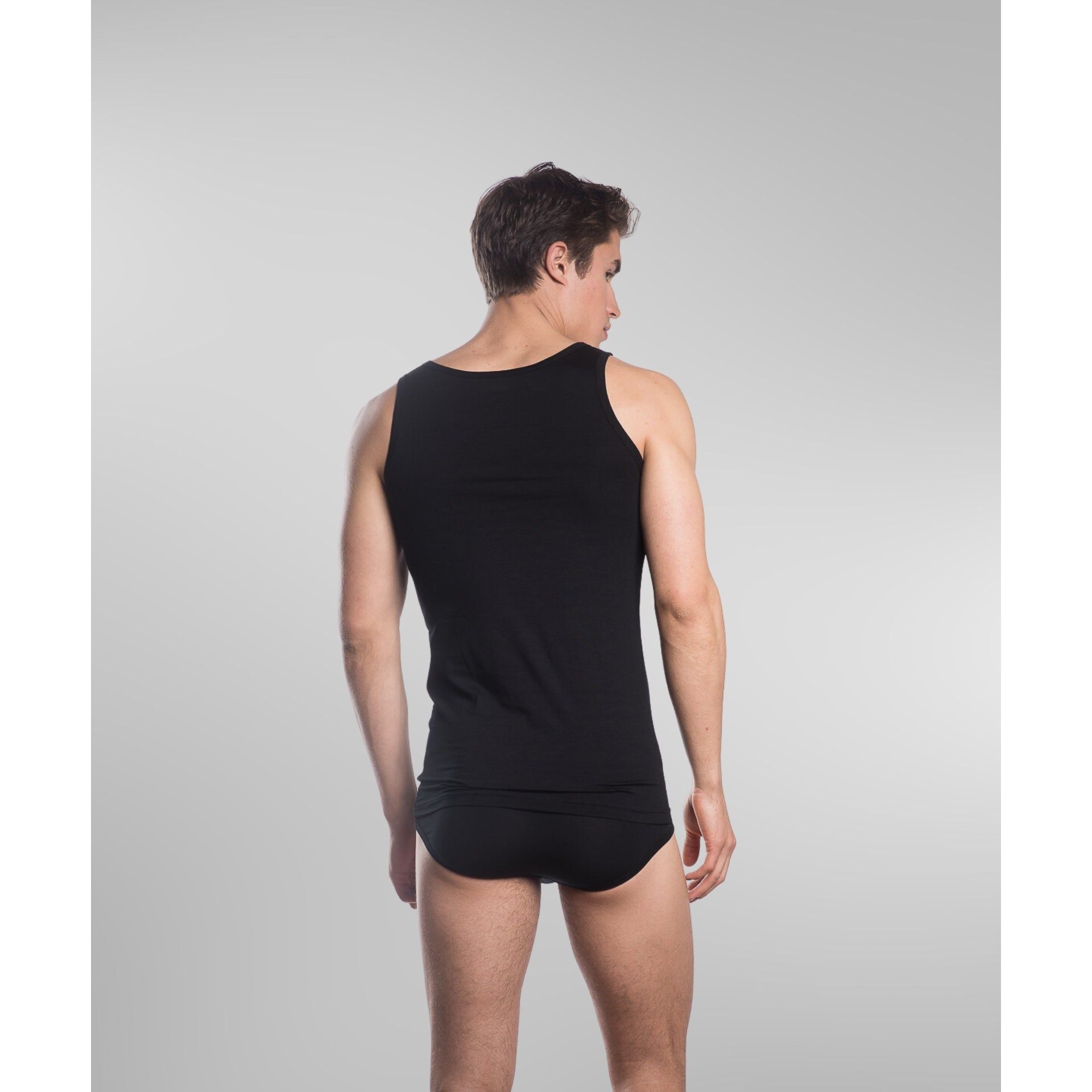 SilkCut moisture-wicking tank top folded to show breathable fabric layers