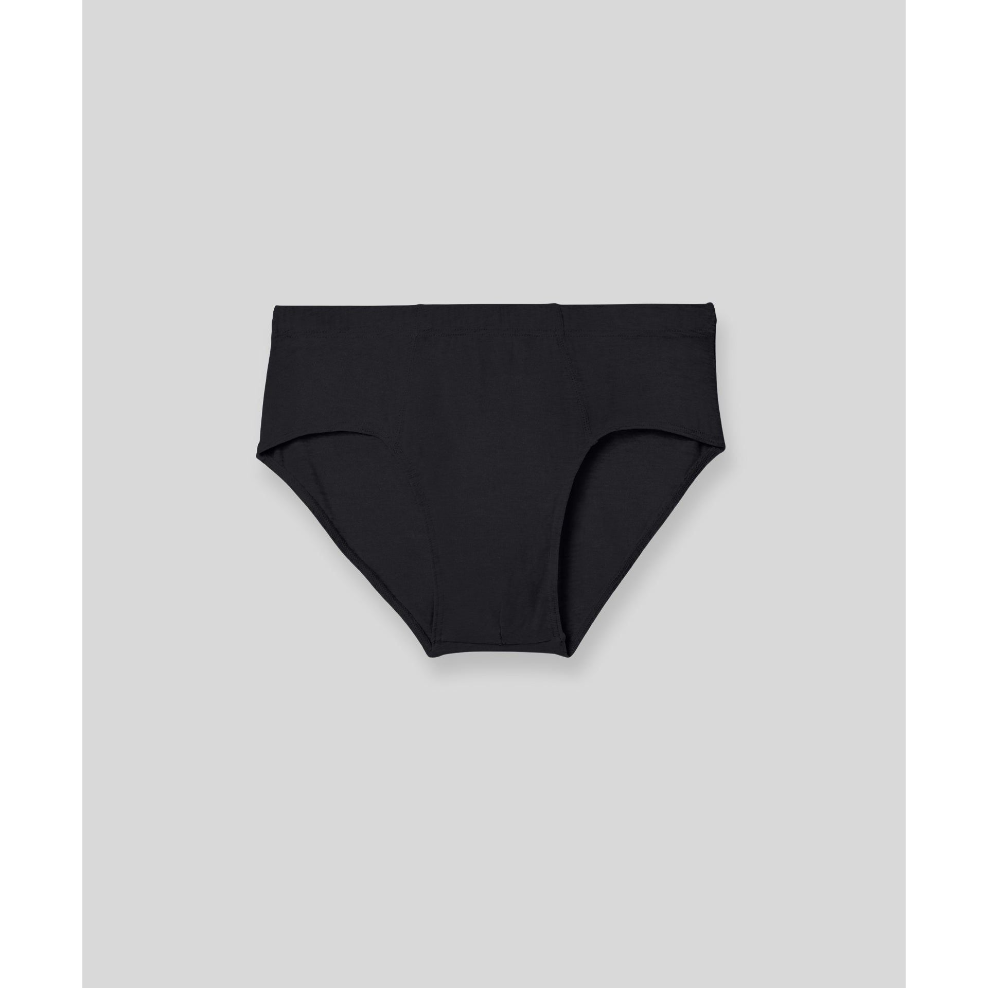 Model wearing SilkCut Micro Modal Air men’s brief demonstrating second-skin fit, stretch comfort, and body-adaptive design