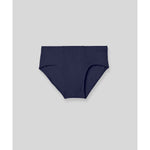 Navy modal brief underwear front view on gray background