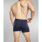 Boxer briefs with no roll waistband and 4 way stretch SilkCut