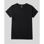 Breathable Micro Modal Air men’s V-neck undershirt Black front view lightweight fit