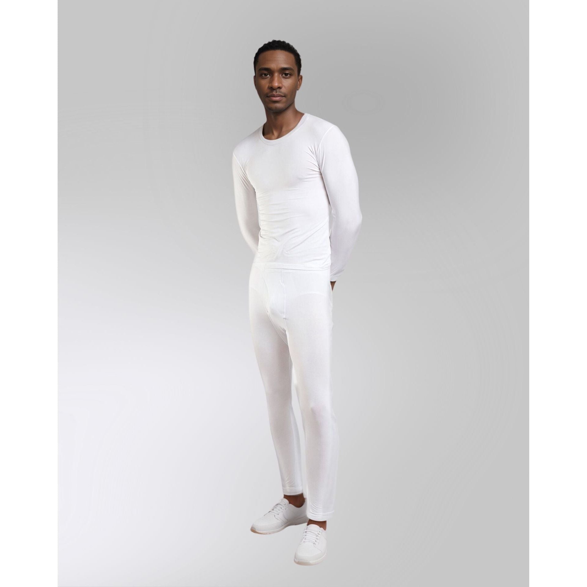 SilkCut Men's Thermal Underwear Set – full view