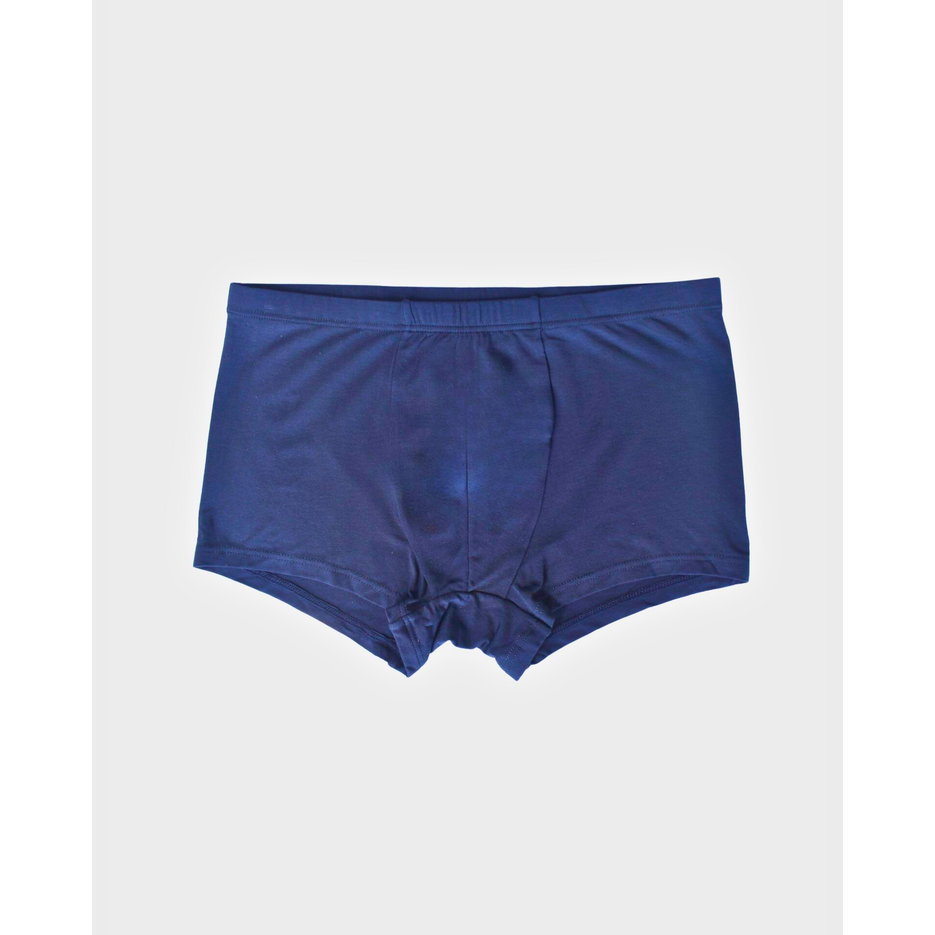 SilkCut navy modal trunk underwear – crafted from Micro Modal Air® with 4-way stretch