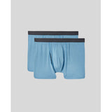 SilkCut Hybrid Pouch Fly Boxer Briefs 2-Pack Blue folded neatly on white surface