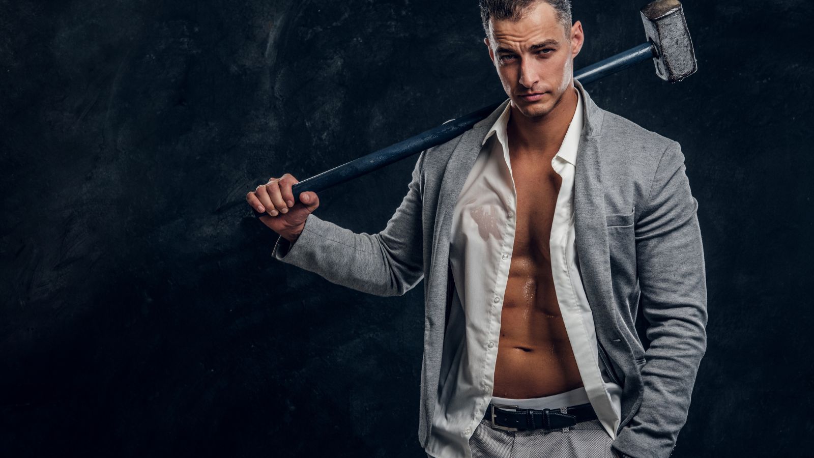 Bamboo underwear men Bamboo fabric men's underwear in a folded stack