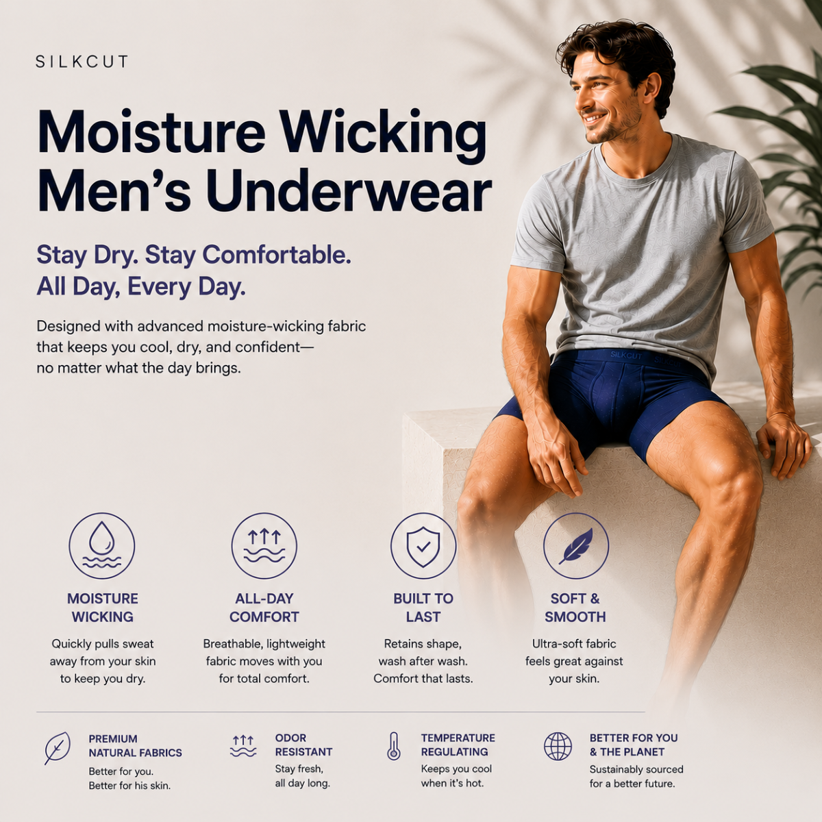 moisture wicking men's underwear 