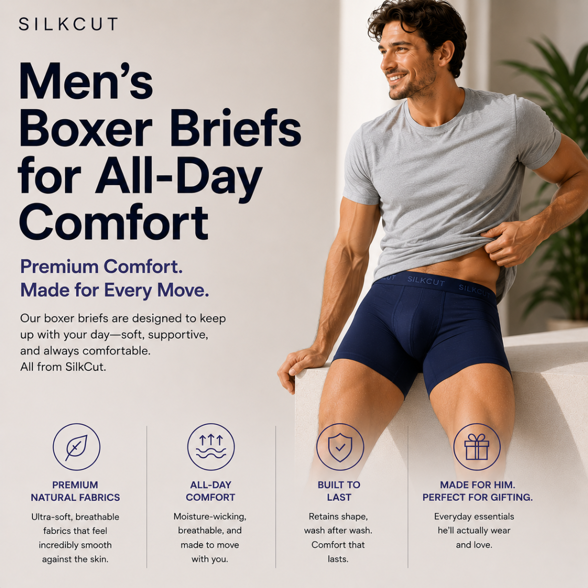 SilkCut Brand | Premium Men’s Underwear Built for Comfort