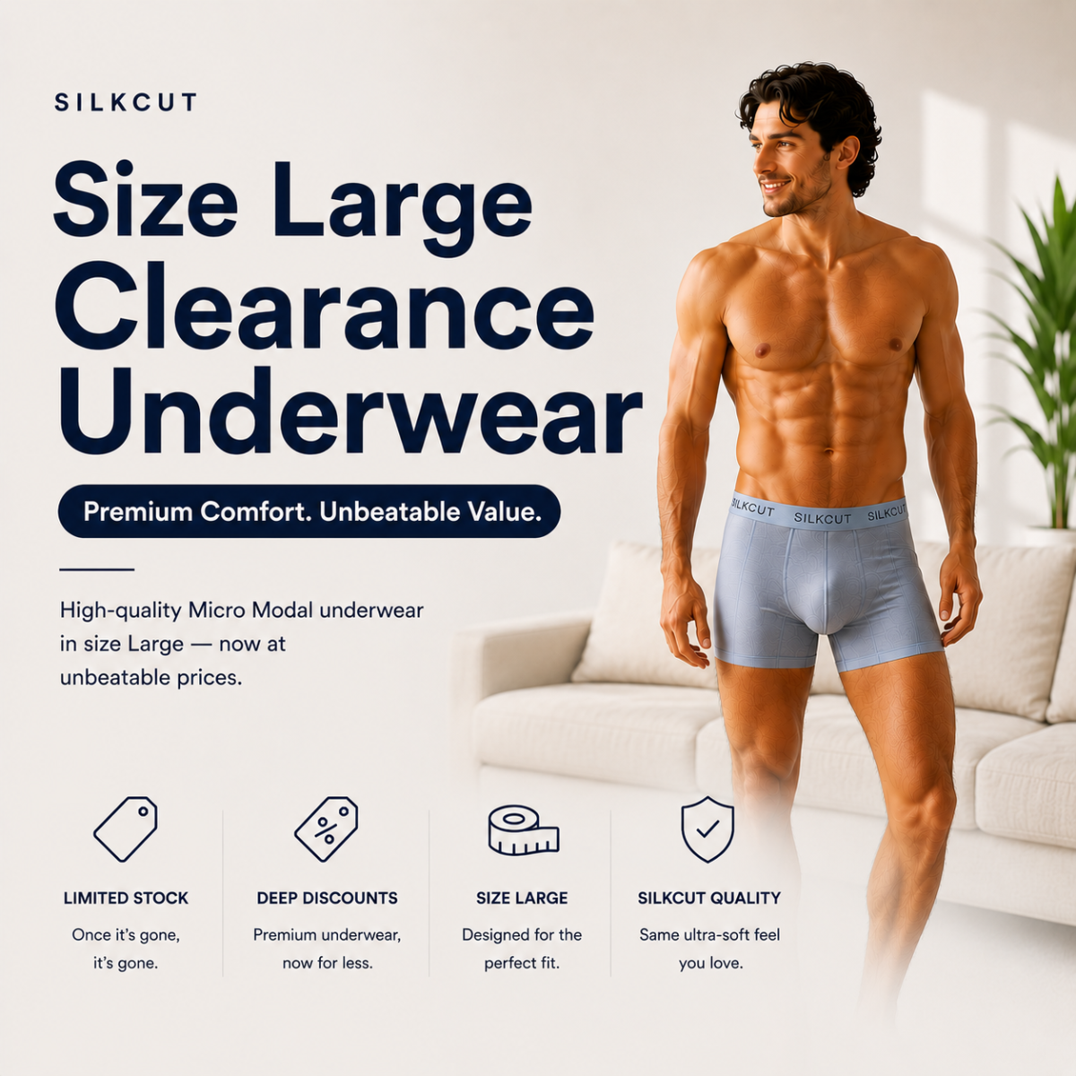 premium men's underwear and lounge essential