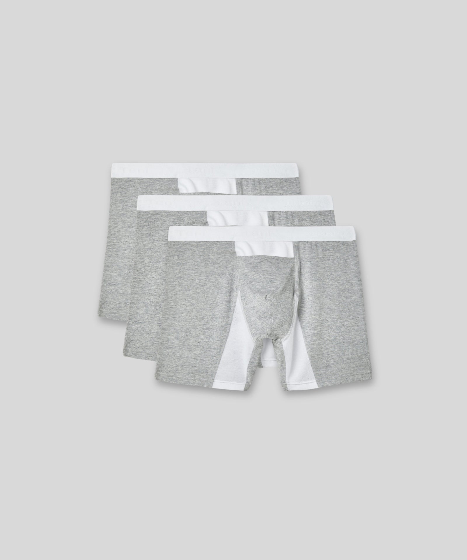 Mens Boxer Brief with Horizontal Fly - 3 Pack