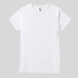 Silk Cut V-Neck Undershirts in white