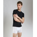Apex Essential Mens  Crew  Neck T-Shirts – 2-Pack (Black & White)