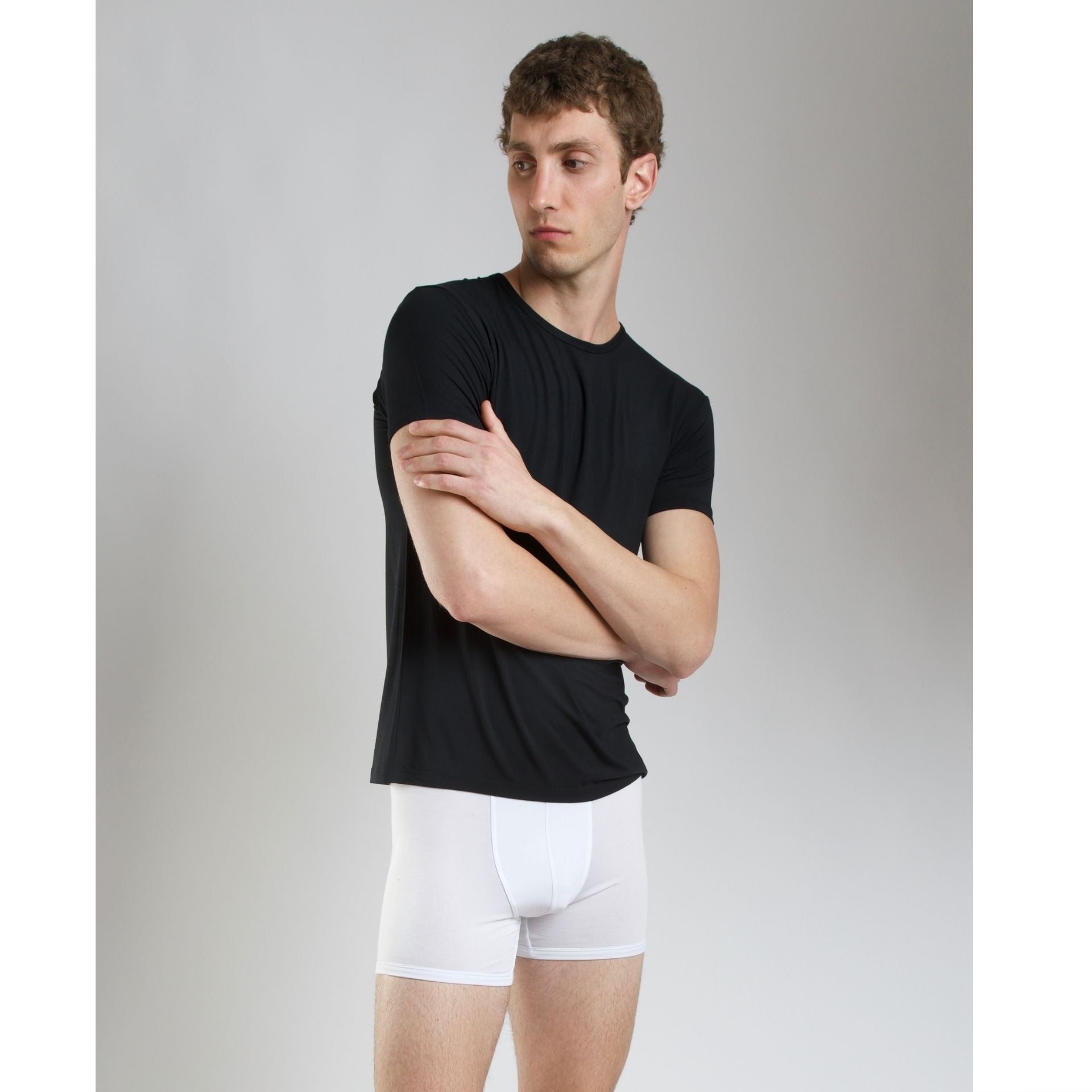 Apex Essential Mens  Crew  Neck T-Shirts – 2-Pack (Black & White)