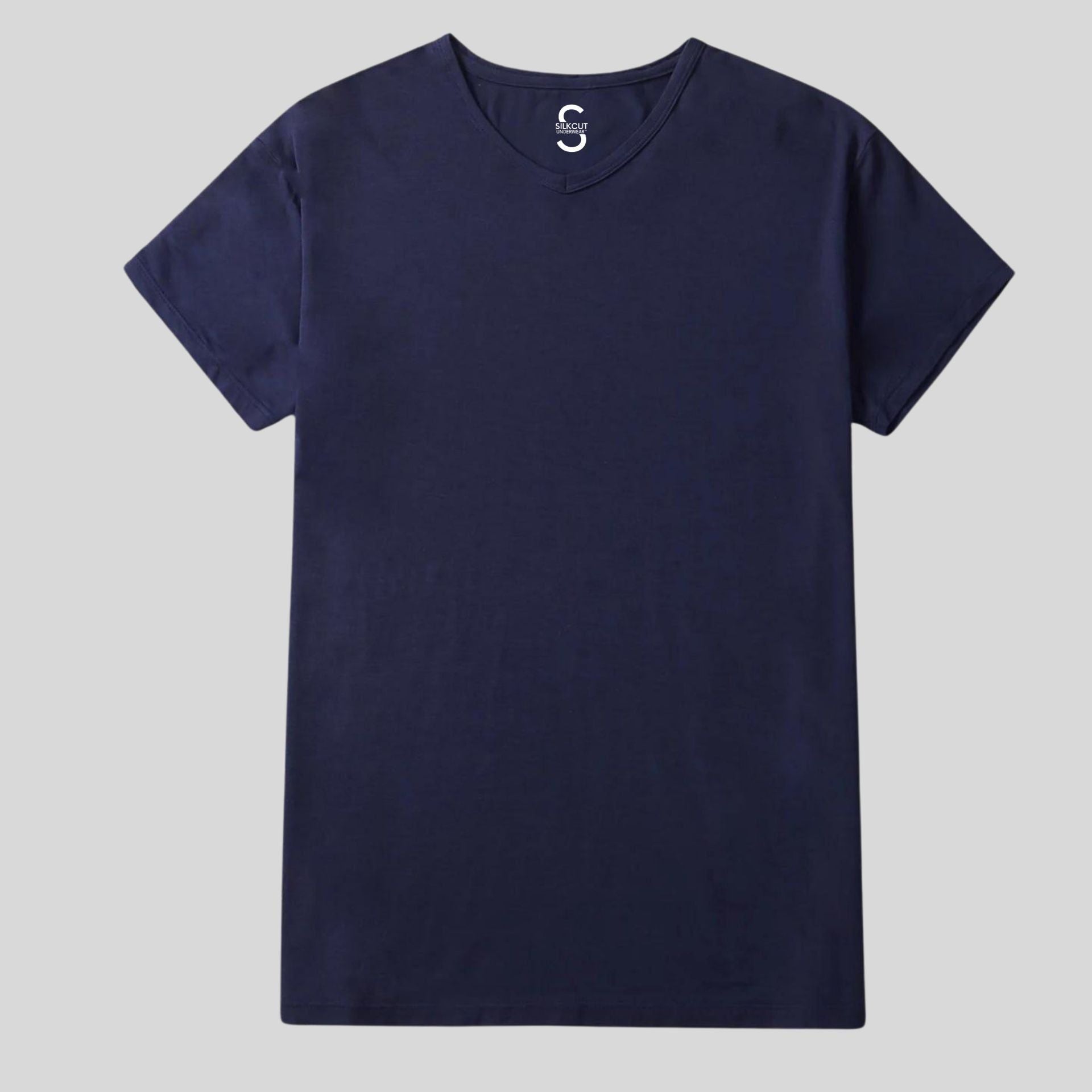 silkcut v-neck undershirt ideal for hot weather