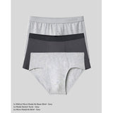 SilkCut Men's Style Discovery Set –  3-Pack (Brief, Boxer Brief, Trunk)