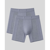 SilkCut Men’s Mesh Modal Performance Boxer Briefs - 2 Pack