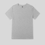 Grey Crew Neck T-Shirt for Men
