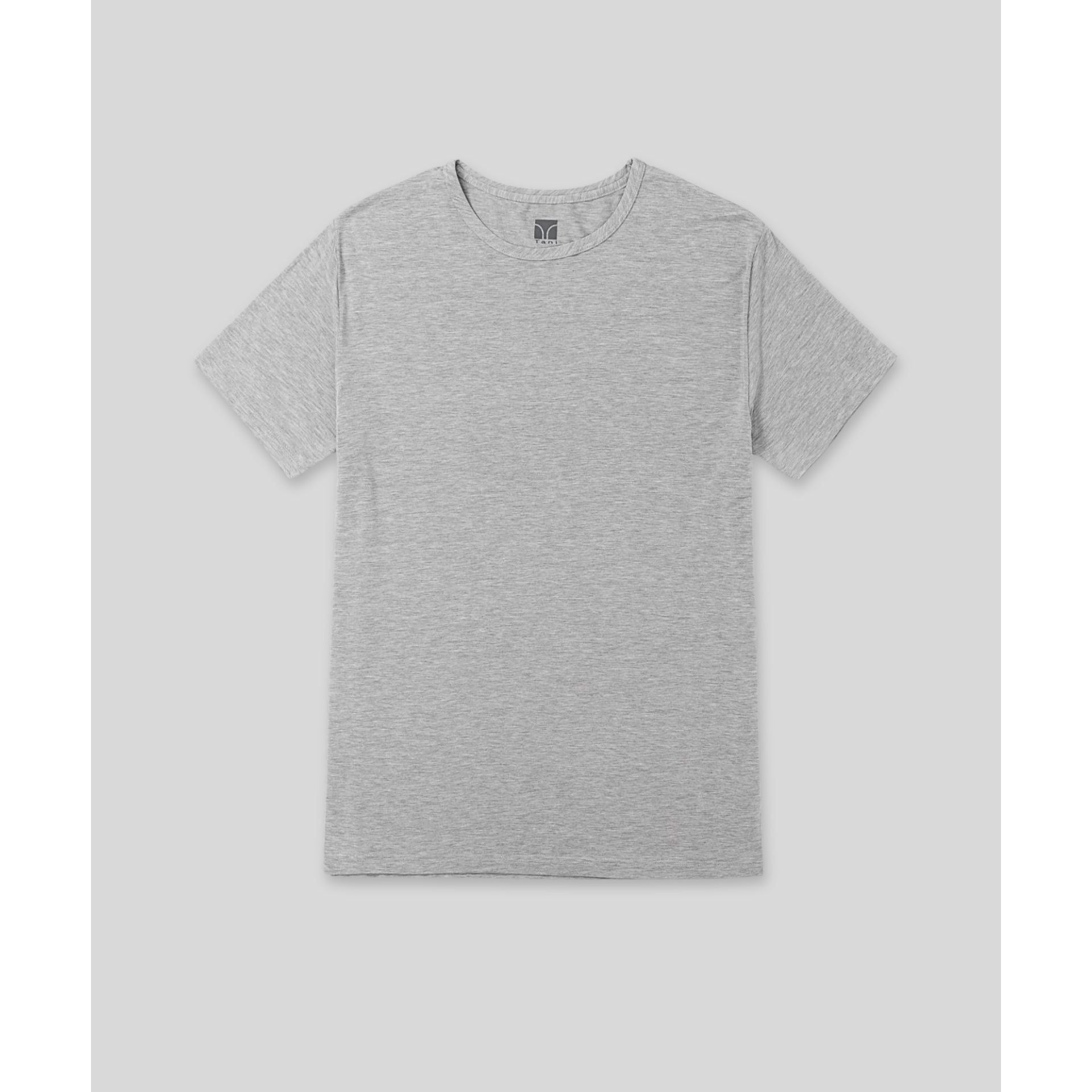 Grey Crew Neck T-Shirt for Men