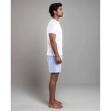 relaxed fit cotton boxer shorts