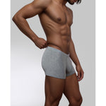 Comfort-fit modal trunks for men with moisture-wicking and flexible support