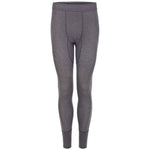 Gray thermal leggings on a white background