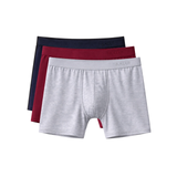 SilkCut Men’s Micro Modal Air Boxer Briefs – 3 Pack - Cabernet, Grey, Navy