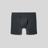 Black Boxer Brief with Horizontal Fly