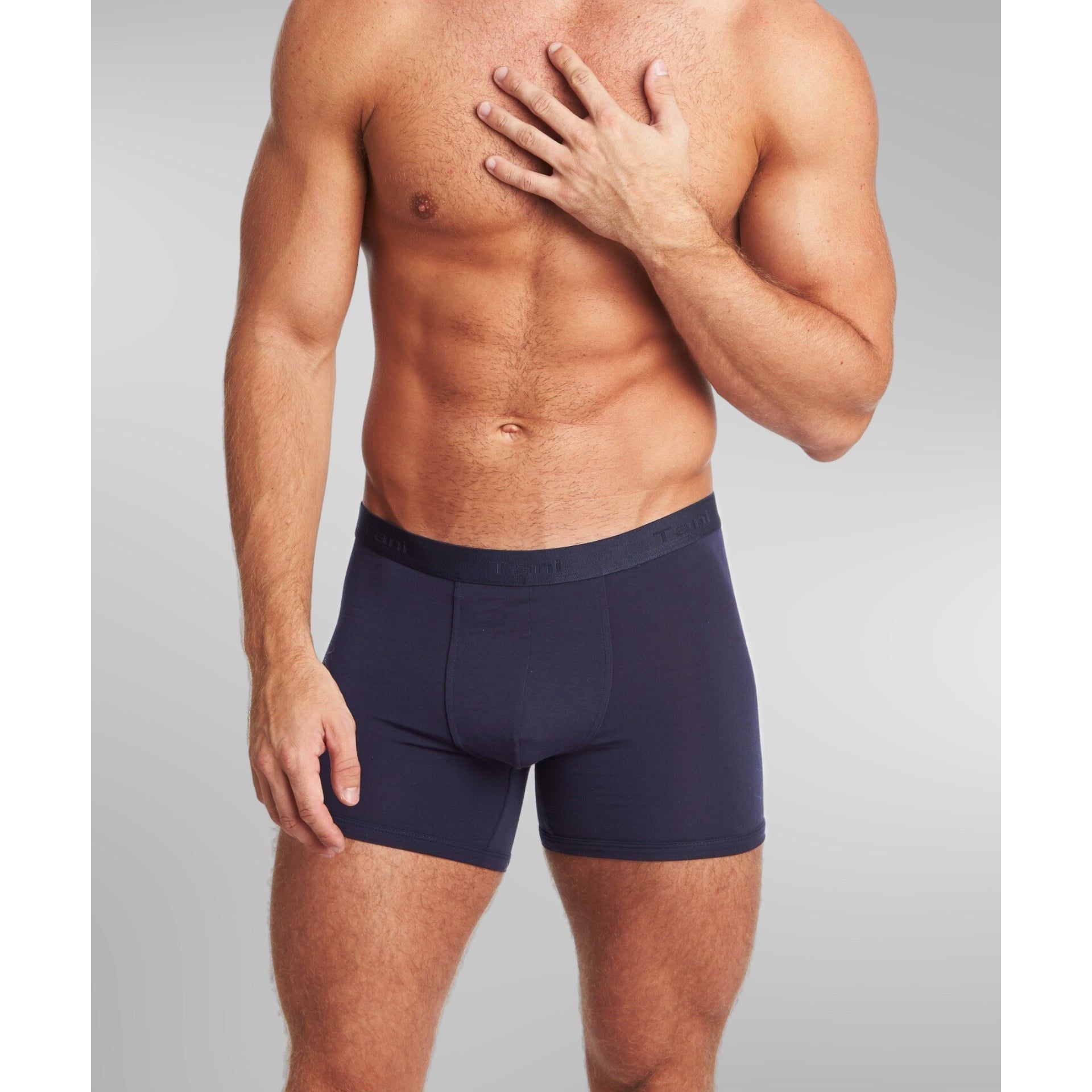 SilkCut Mens Boxer Brief in blue