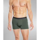 SilkCut Mens Boxer Briefs - 4 Pack (Khaki)