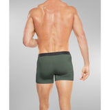 SilkCut Mens Boxer Briefs - 4 Pack (Khaki)