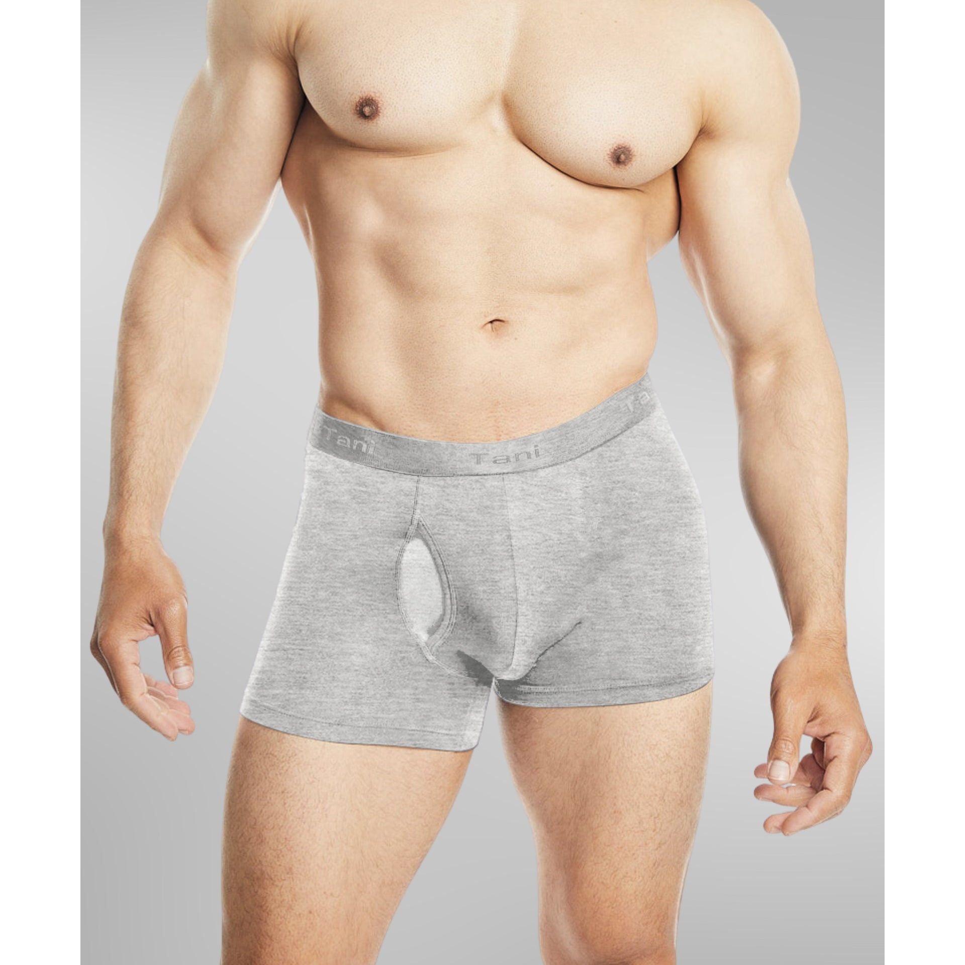 Man wearing a Hybrid Pouch Fly Boxer Briefs