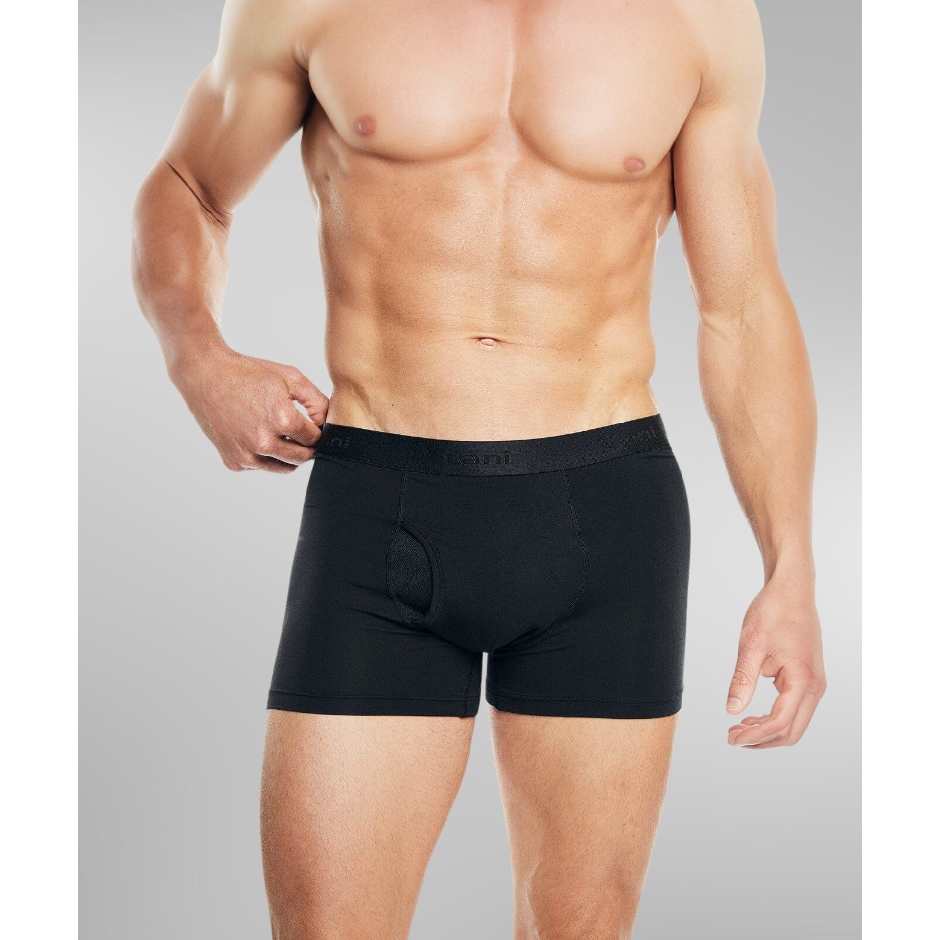 Man wearing Hybrid Pouch Fly Boxer Briefs