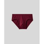 Maroon underwear on a light gray background