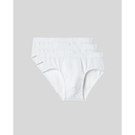 SilkCut men's Apex Briefs – 3-Pack bundle featuring breathable fabric in white