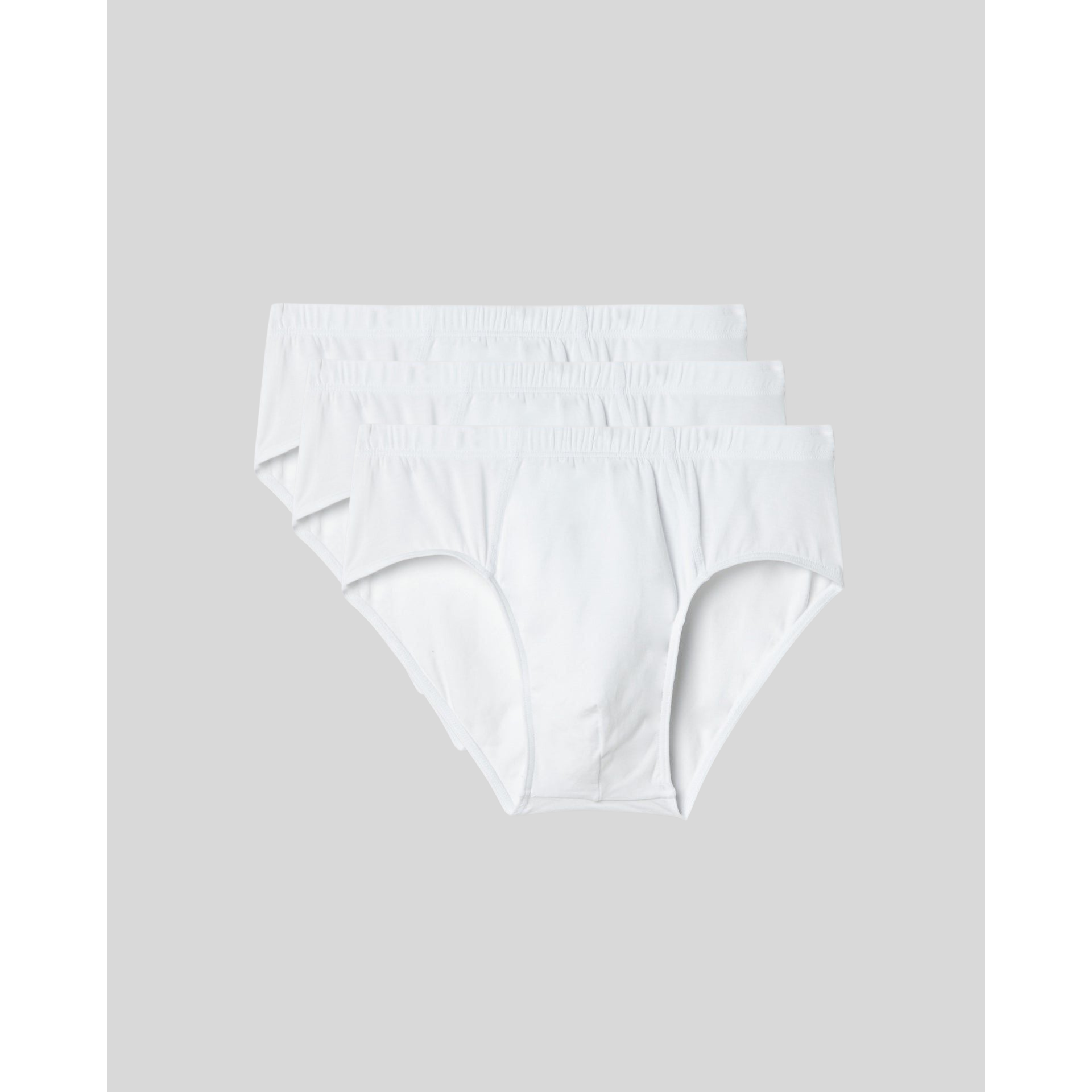 SilkCut men's Apex Briefs – 3-Pack bundle featuring breathable fabric in white