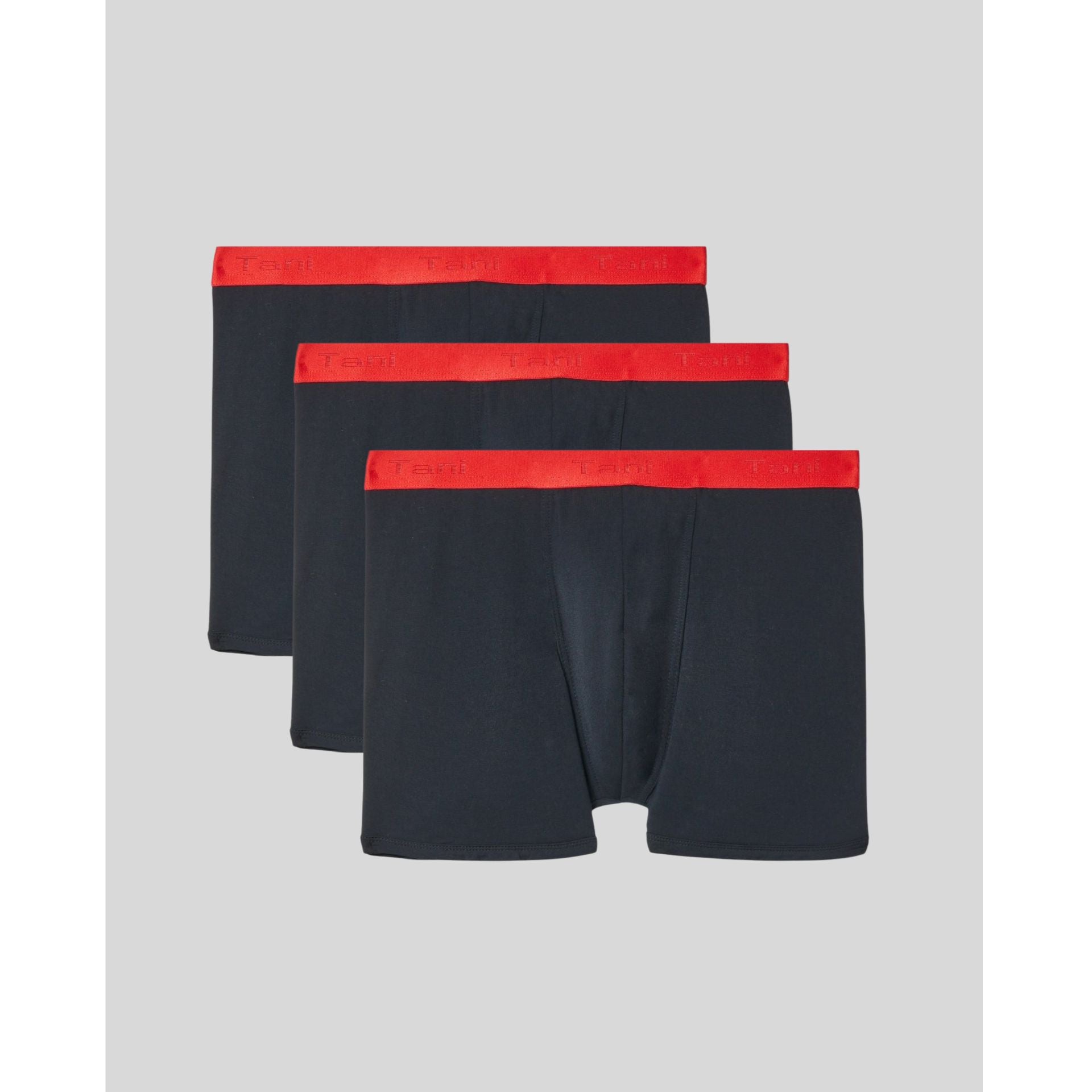 mens modal boxer brief in black color multipack