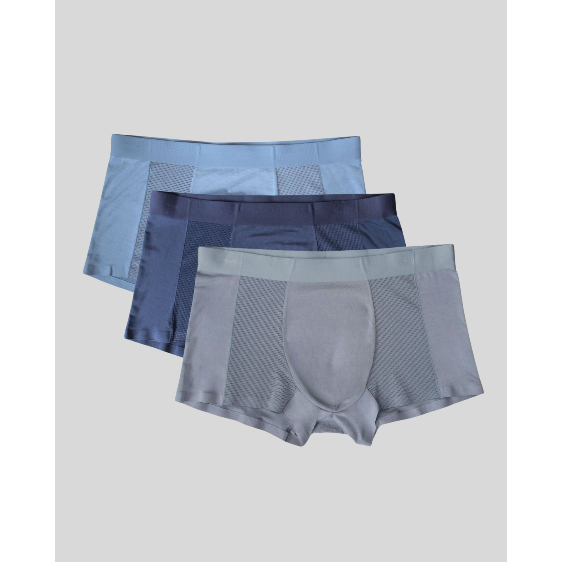 seamless air micro modal trunk 3 pack front view