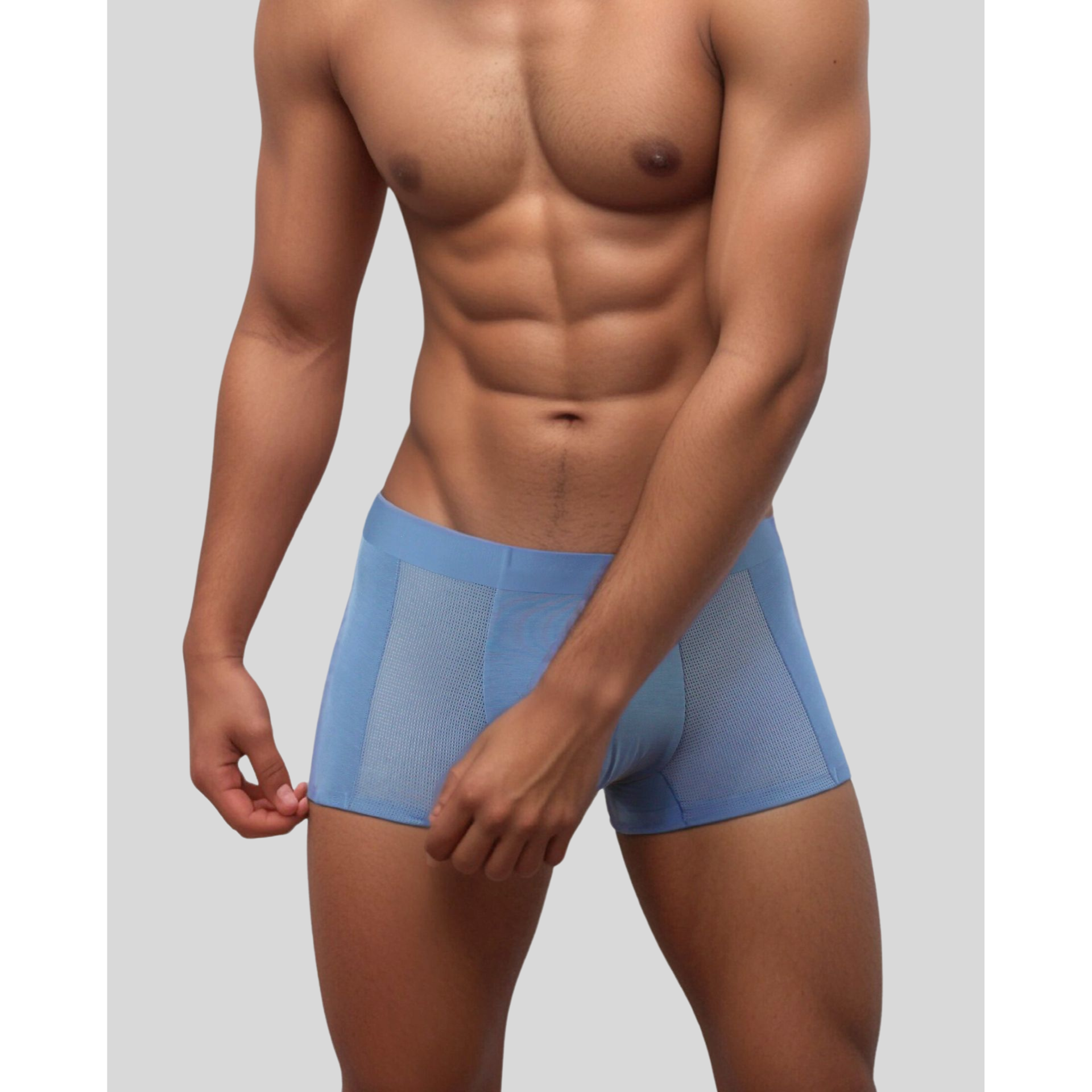Close-up of Men's Micro Modal Trunks 3 Pack Bundle Deal fabric